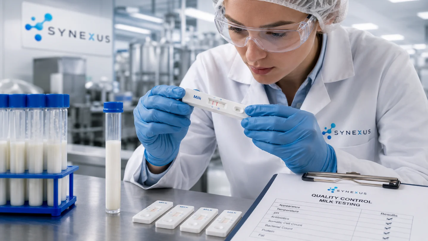 Test nhanh aflatoxin M1 trong sữa cho kiểm soát an toàn thực phẩm