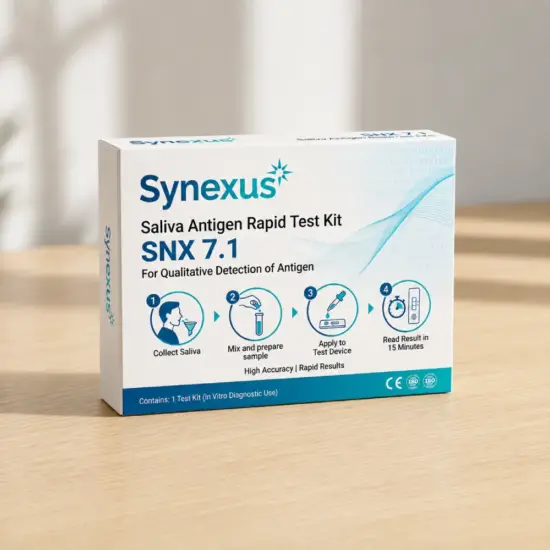 Bộ Kit Xét Nghiệm Nhanh Kháng Nguyên Qua Nước Bọt Synexus SNX 7.1