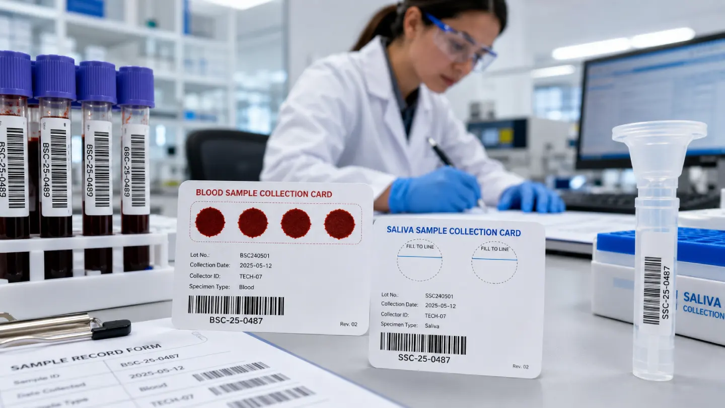 Bộ lấy mẫu máu và nước bọt cho xét nghiệm DNA nhận dạng người